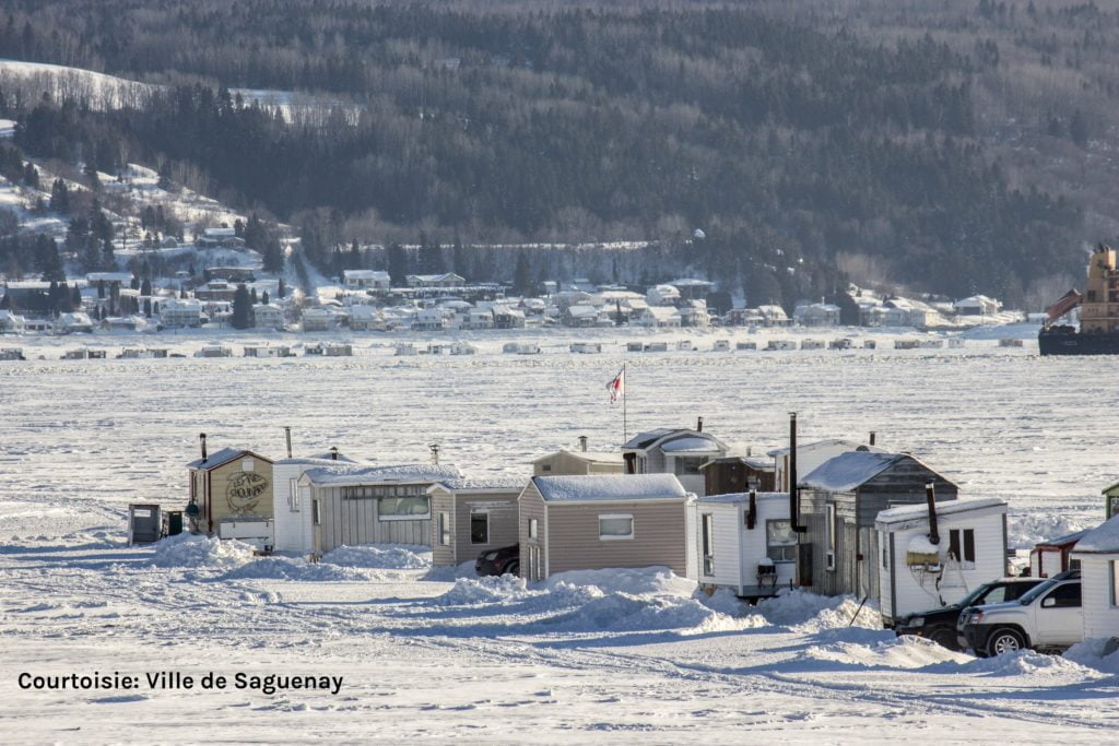 Additional day of weighing fishing huts Ice fishing villages